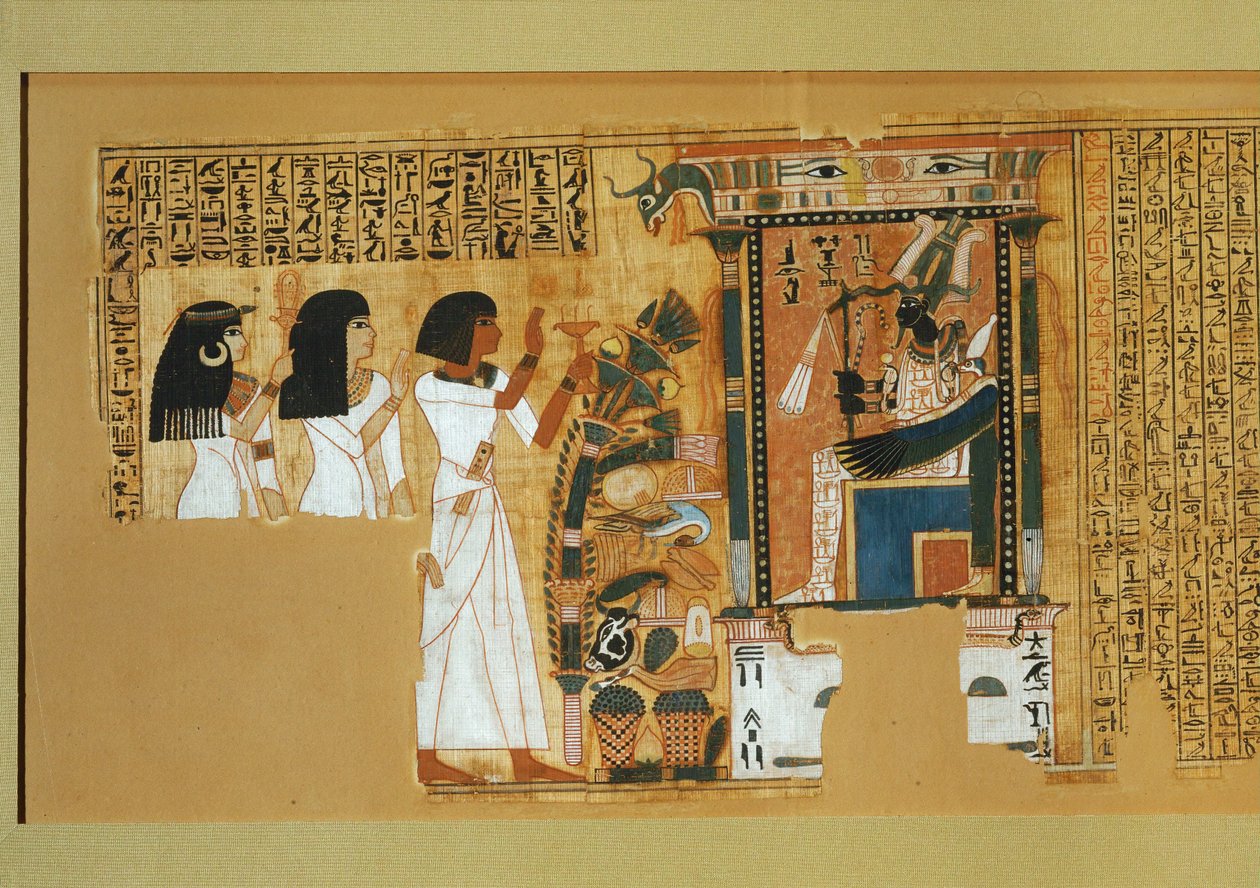 Libro dei morti dello scriba Nebqed, regno di ... da Egyptian 18th Dynasty
