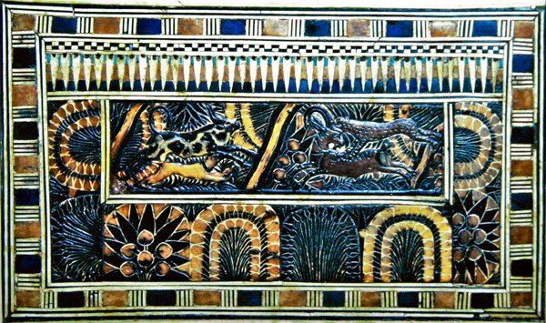 Cofanetto, dalla tomba di Tutankhamon da Egyptian 18th Dynasty