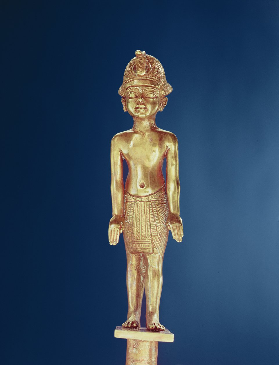 Figura del re, dalla Tomba di Tutankhamon da Egyptian 18th Dynasty
