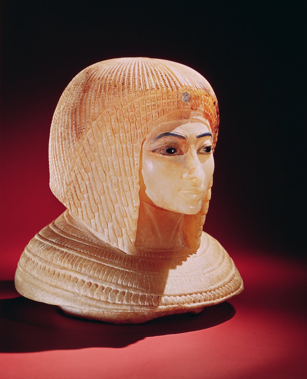 Testa di una donna, ritenuta essere la Principessa Kiya da Egyptian 18th Dynasty