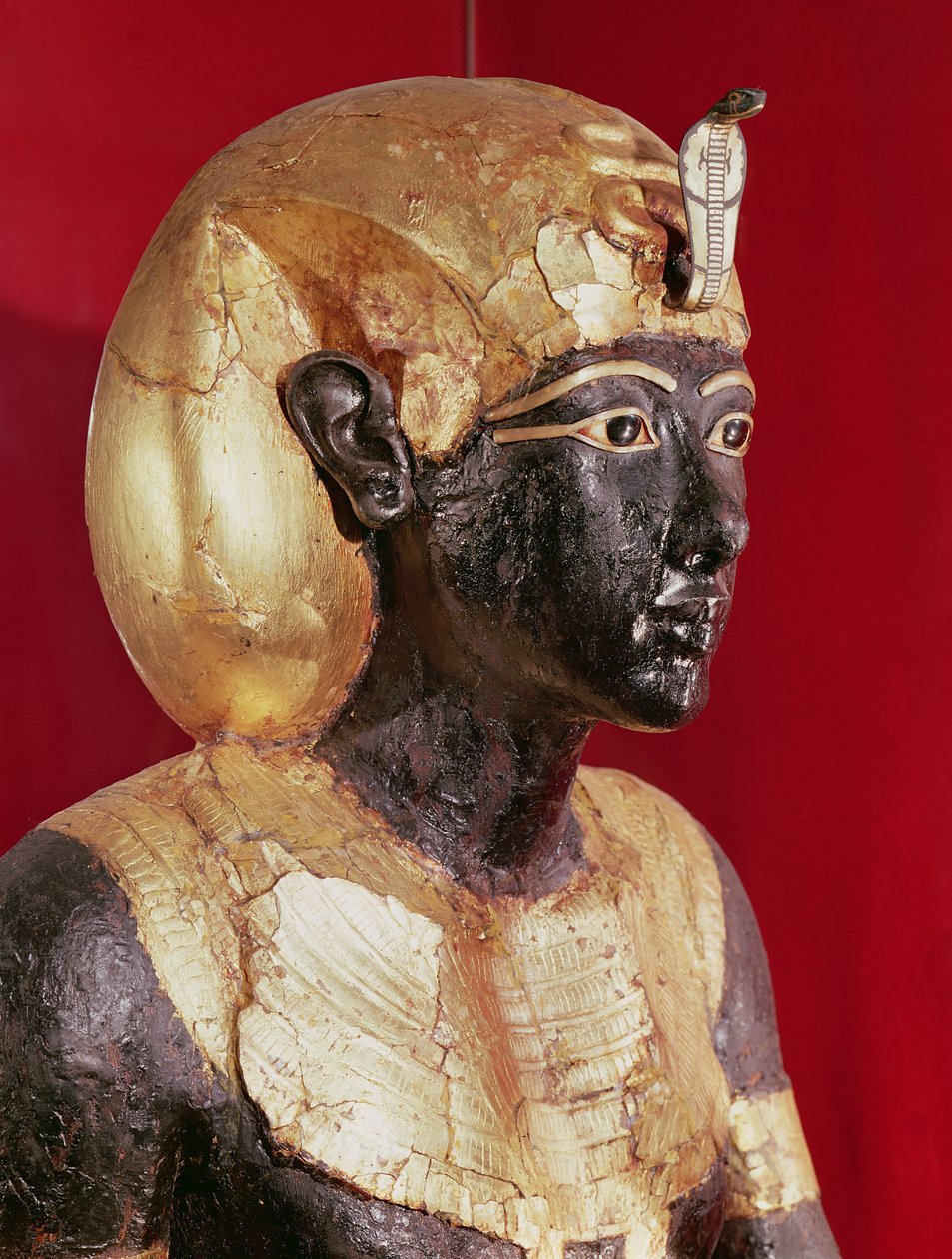 Statua a grandezza naturale di Tutankhamon, dalla tomba di Tutankhamon da Egyptian 18th Dynasty