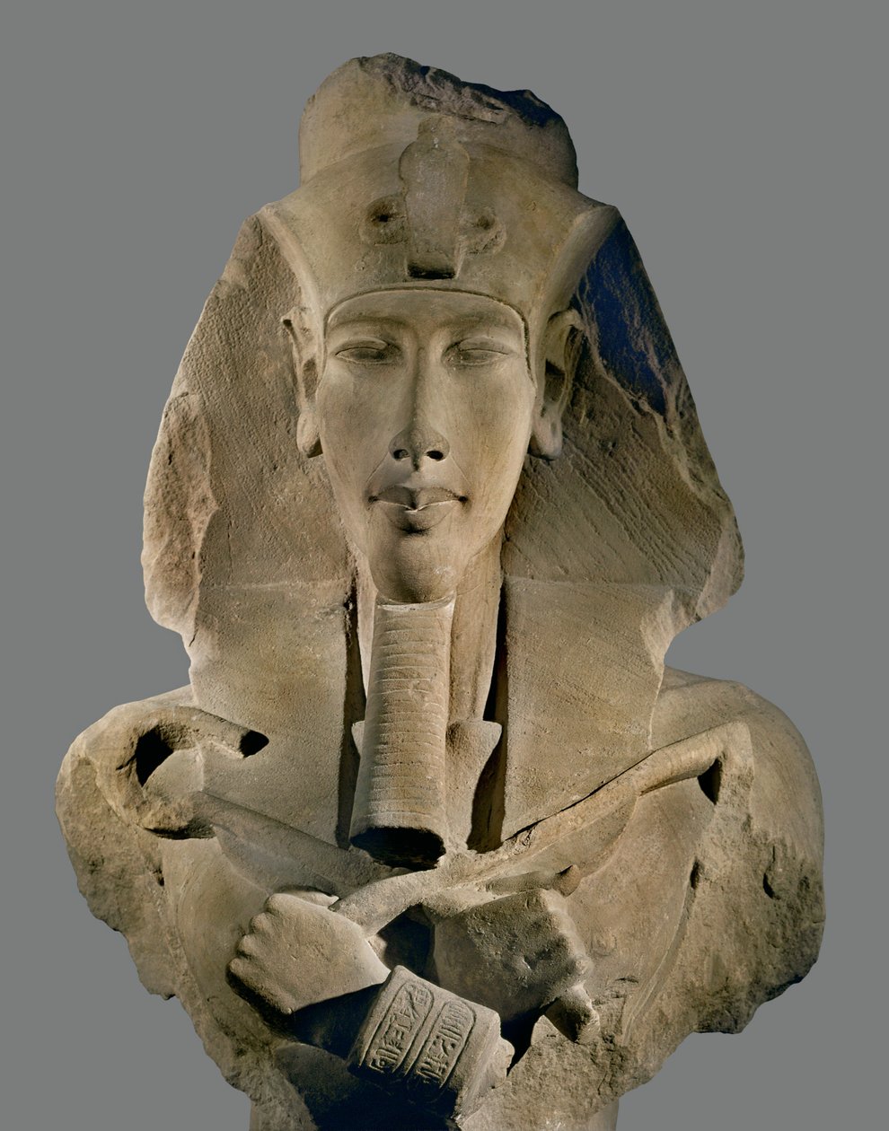 Faraone Amenofi IV Akhnaton (scultura) da Egyptian 18th Dynasty