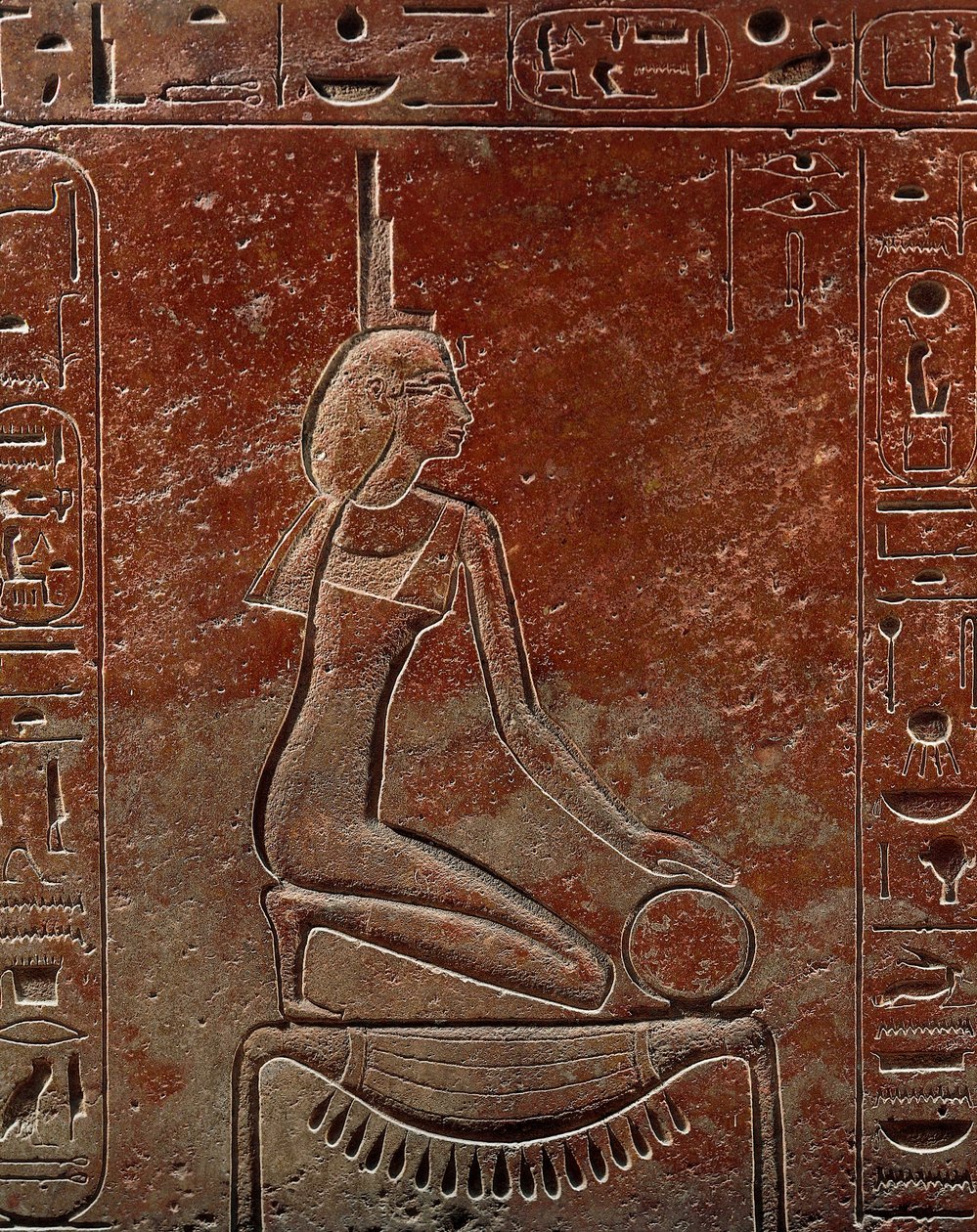 Sarcofago della Regina Hatshepsut dalla Valle dei Re, Egitto, dettaglio, Nuovo Regno, XVIII Dinastia da Egyptian 18th Dynasty