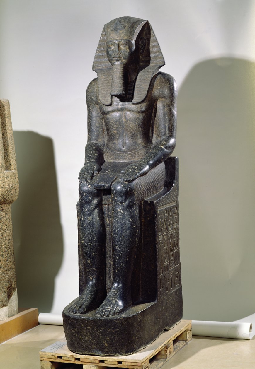 Statua di Amenophis III (c.1391-1353 a.C.) da Tanis, Nuovo Regno da Egyptian 18th Dynasty