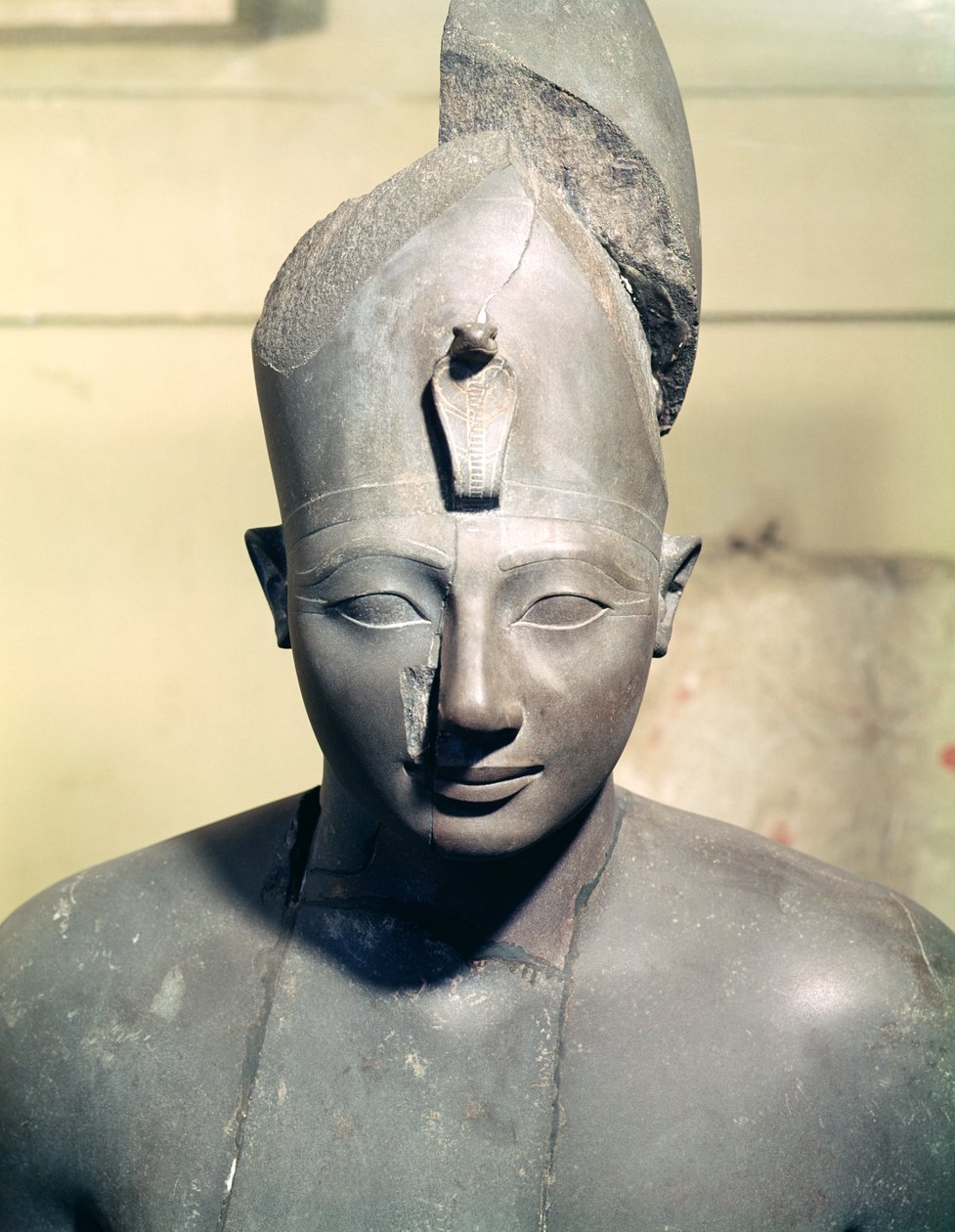 Statua di Tuthmosis III (regnò 1504-1450 a.C.), dal Tempio di Amon, Karnak da Egyptian 18th Dynasty