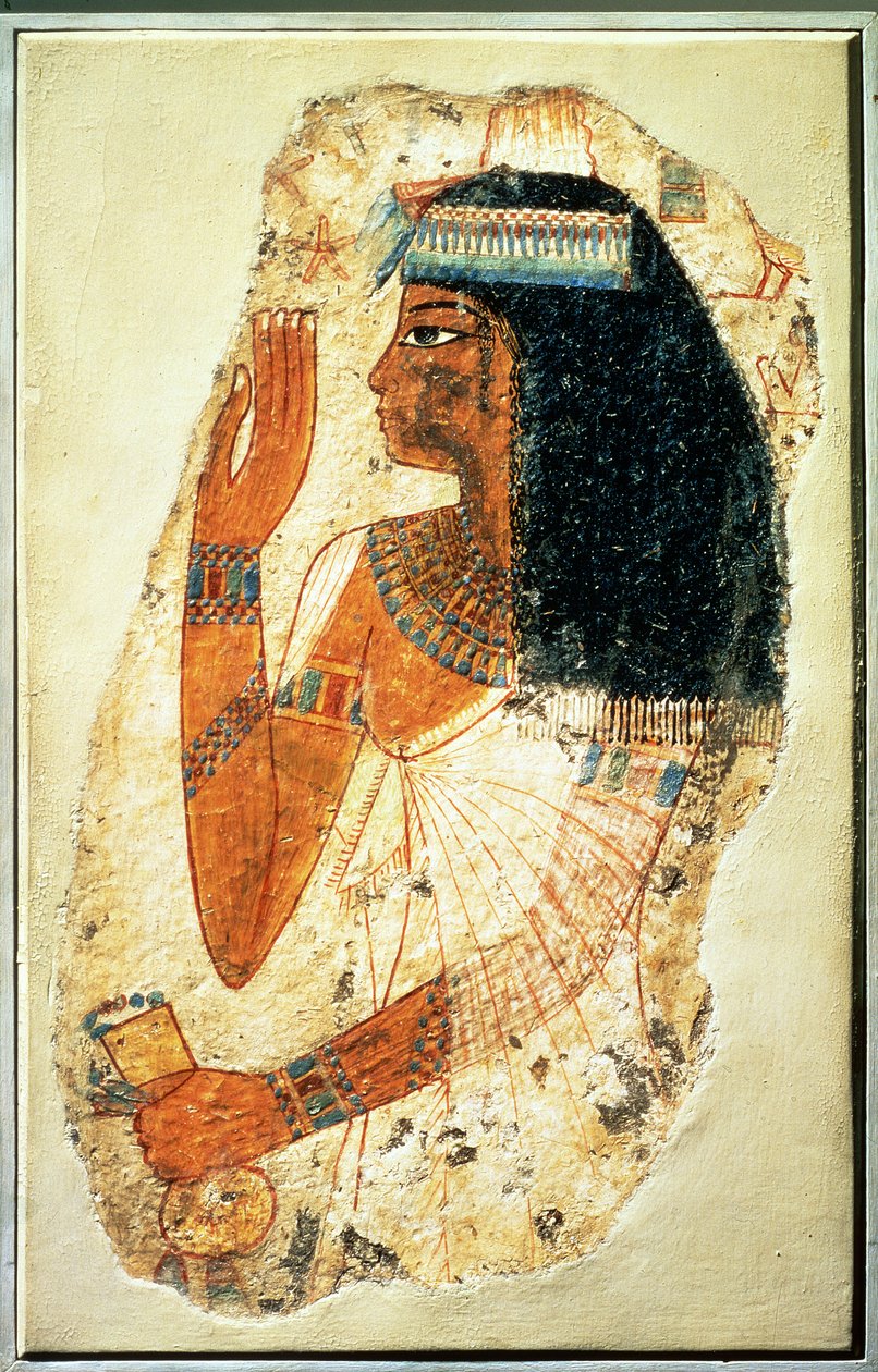 La donna Tjepu, da Tebe, Tomba 181, Nuovo Regno da Egyptian 18th Dynasty
