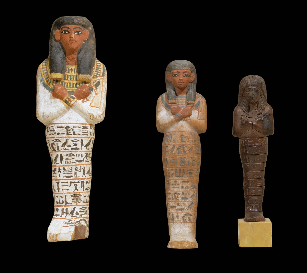Ushebtis per Hapyaa, Sennefer e Hesmeref ... da Egyptian 18th Dynasty