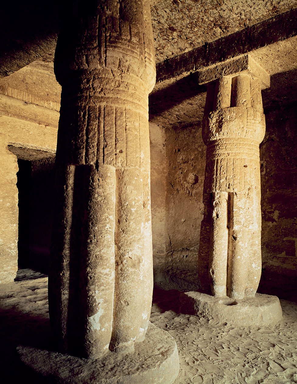 Vista della Cappella della Tomba di Meryre, Nuovo Regno da Egyptian 18th Dynasty