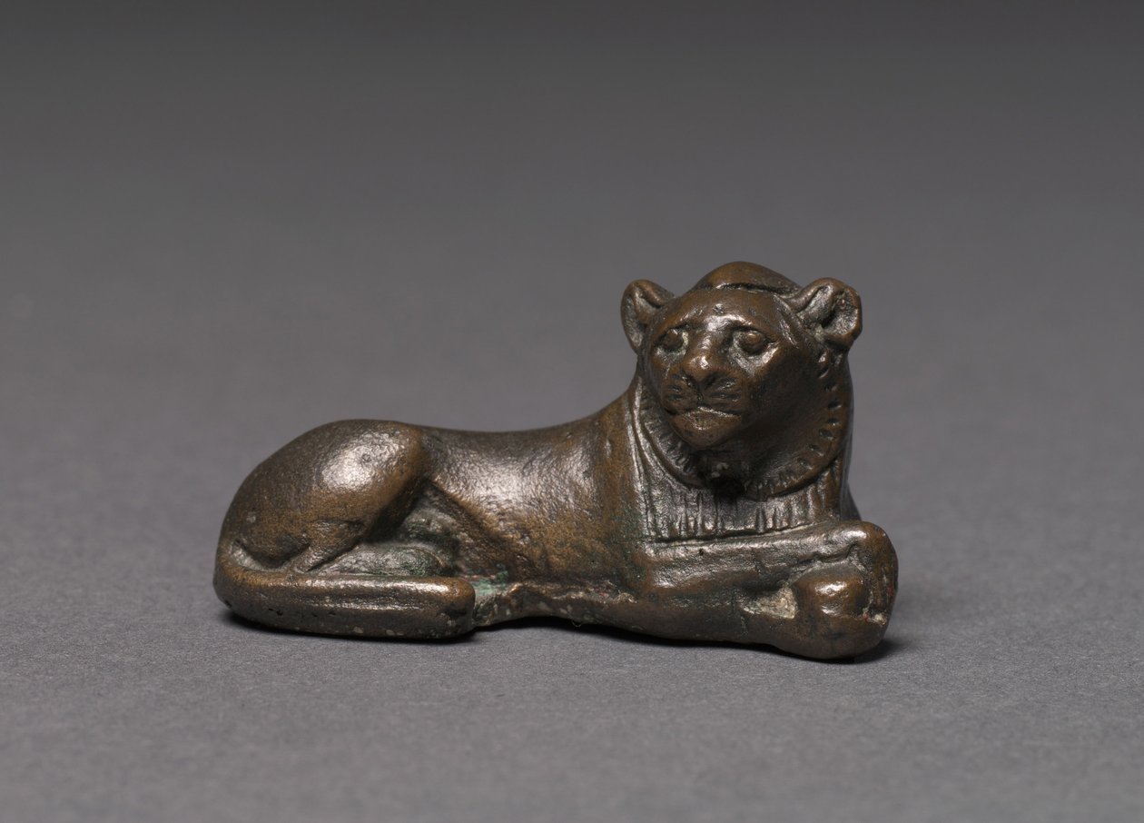 Peso a forma di leone, c.1391-1353 a.C. da Egyptian 18th Dynasty