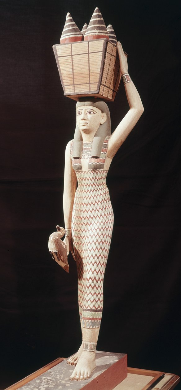 Donna che porta offerte, Nuovo Regno da Egyptian 18th Dynasty
