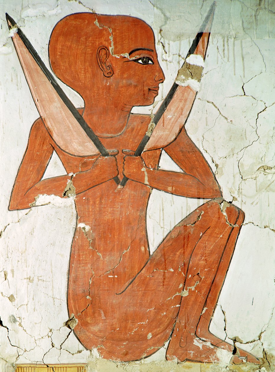 Divinità Naos, dalla Tomba di Nefertari, Nuovo Regno da Egyptian 19th Dynasty