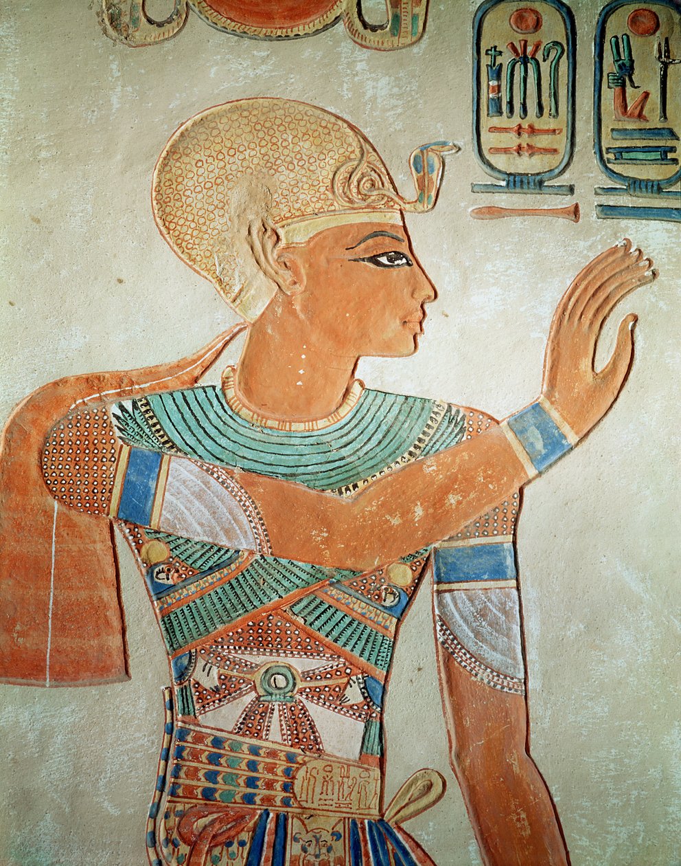 Ritratto di Ramses III dalla Tomba di Amen-Her-Khepshef, Nuovo Regno da Egyptian 19th Dynasty