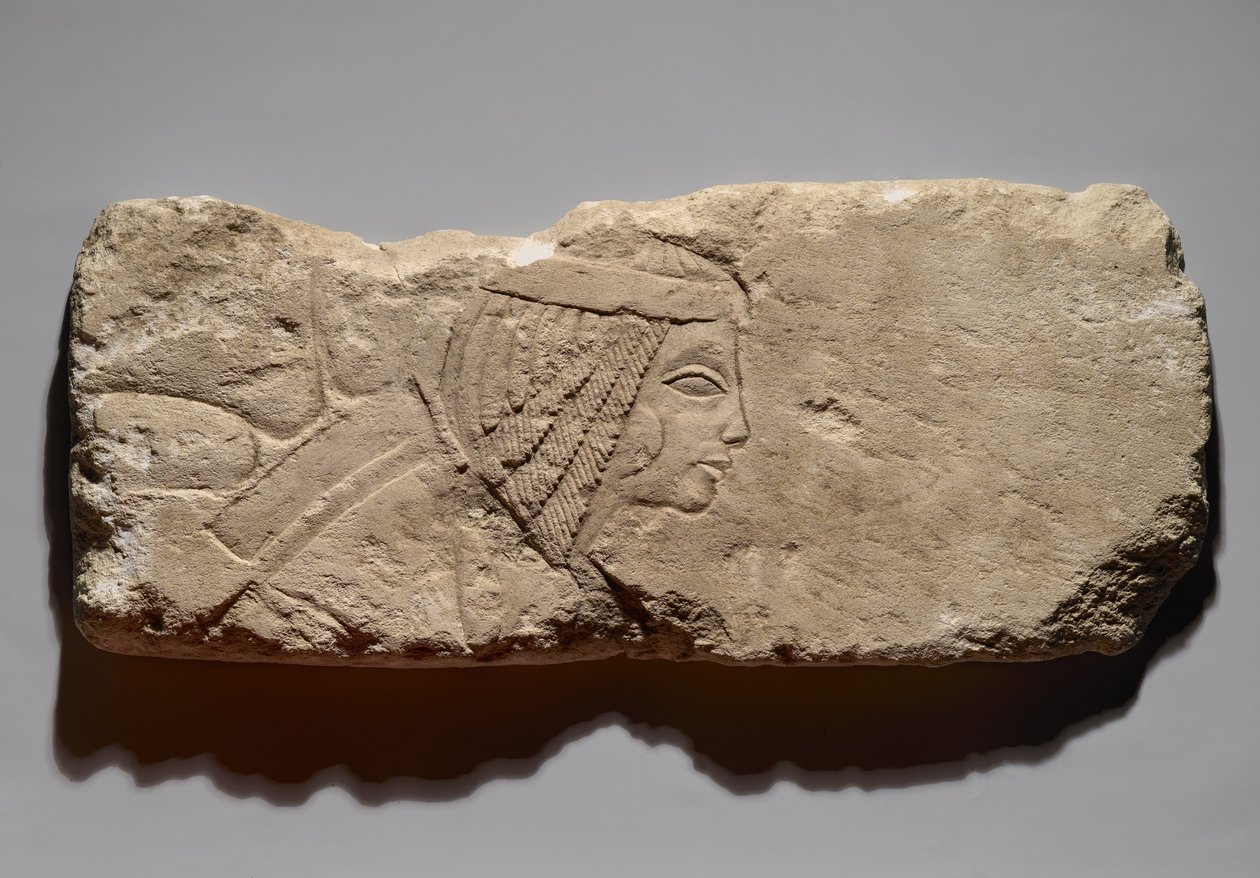 Rilievo di una donna, forse da Tell el-Amarna, Nuovo Regno, c.1353-1336 a.C. da Egyptian 19th Dynasty