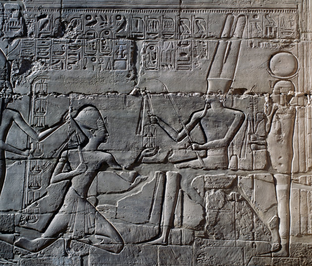 Campagne di Seti I in Siria e Palestina, rilievo, parete nord esterna della Grande Sala Ipostila, complesso del tempio di Karnak (Patrimonio Mondiale dell