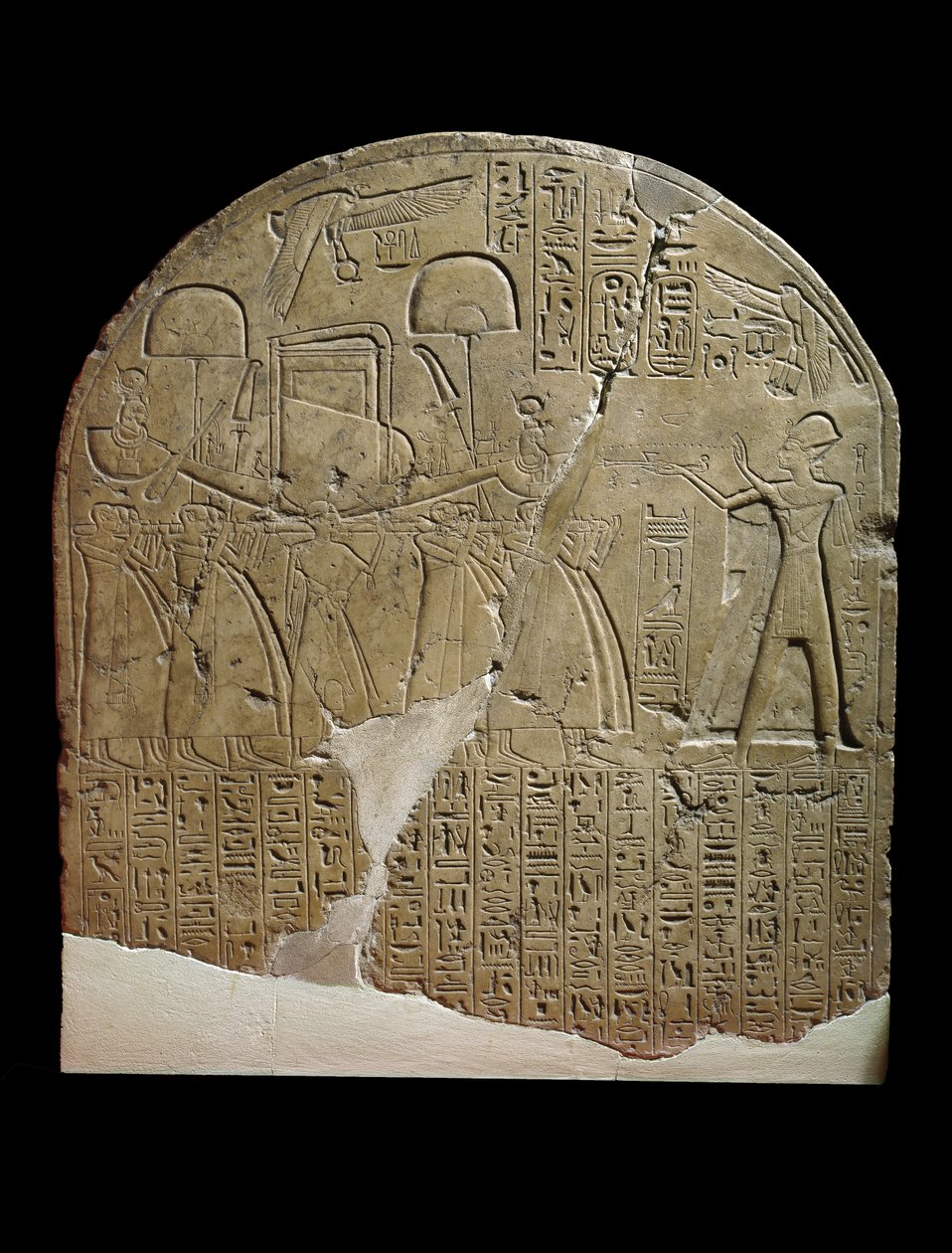 Stele dedicata a Iside dall
