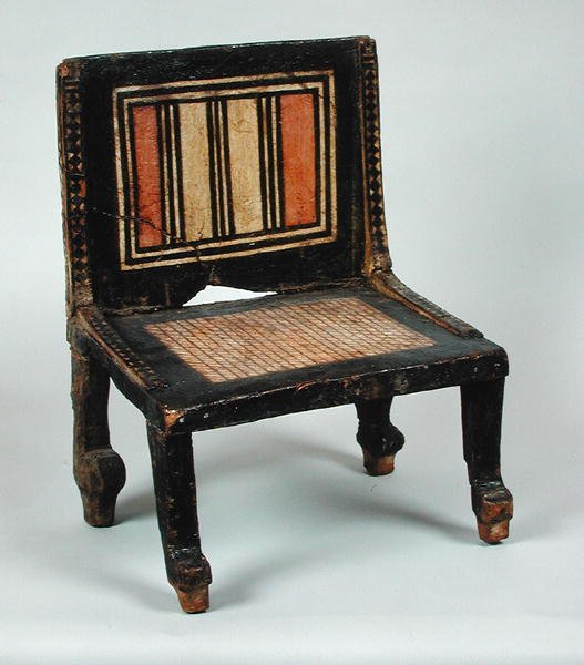Sedia votiva, da Tebe, Nuovo Regno (legno) da Egyptian 20th Dynasty
