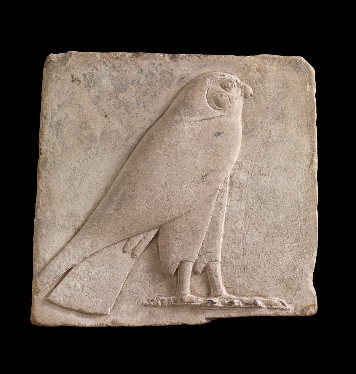 Placca raffigurante un falco, probabilmente il dio Horus da Egyptian 26th Dynasty