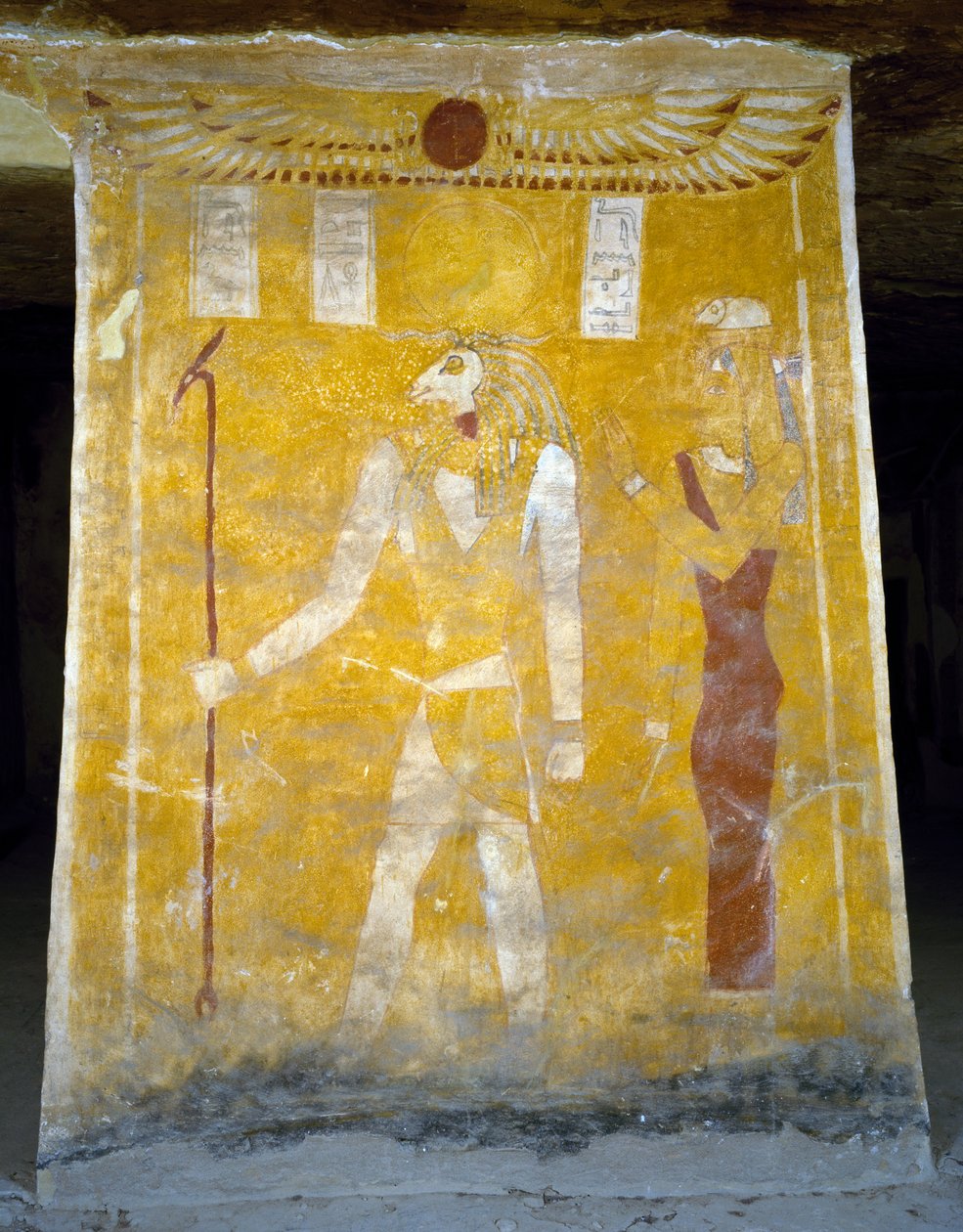Dipinti murali dalla Tomba di Pa Nentwy, Oasi di Bahariya, Giza, Egitto. Civiltà egizia, XXVI Dinastia, 663-525 a.C. da Egyptian 26th Dynasty