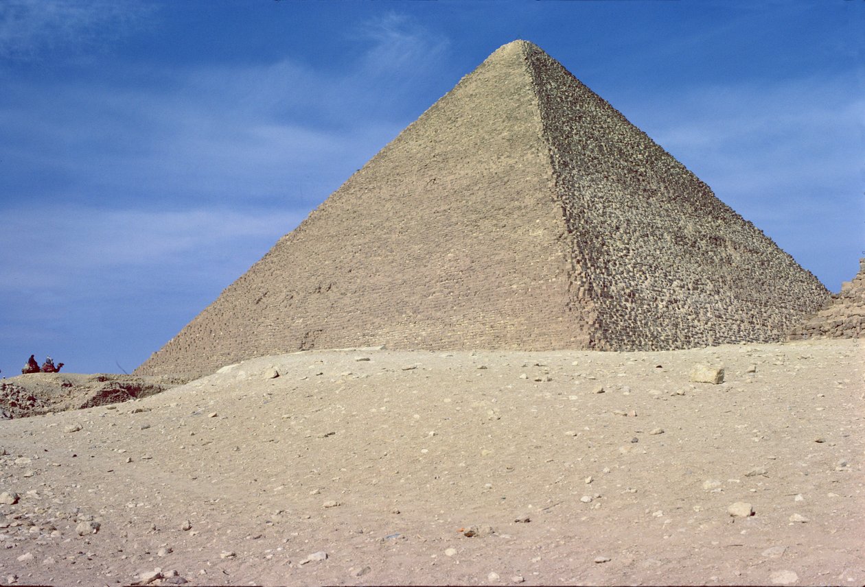 Grande Piramide di Khufu (c.2551-2528 a.C.) Antico Regno da Egyptian 4th Dynasty