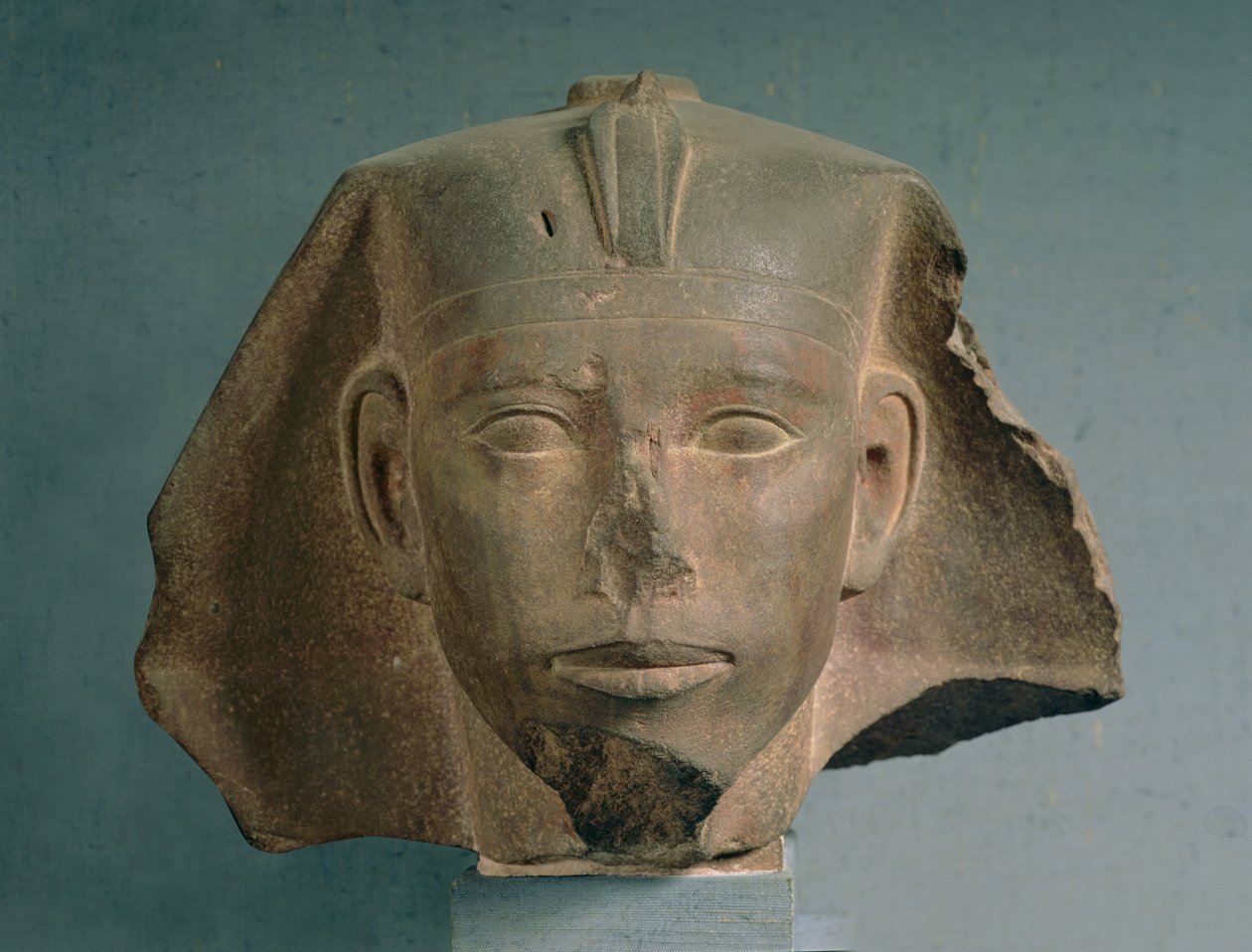 Testa del re Djedefre, da Abu Roash, Antico Regno, c.2565-2558 a.C. da Egyptian 4th Dynasty