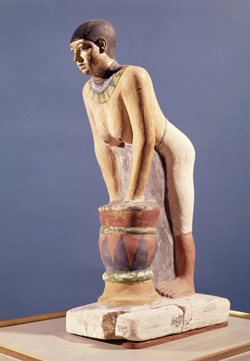 Modello di una donna che fa birra, Antico Regno da Egyptian 5th Dynasty