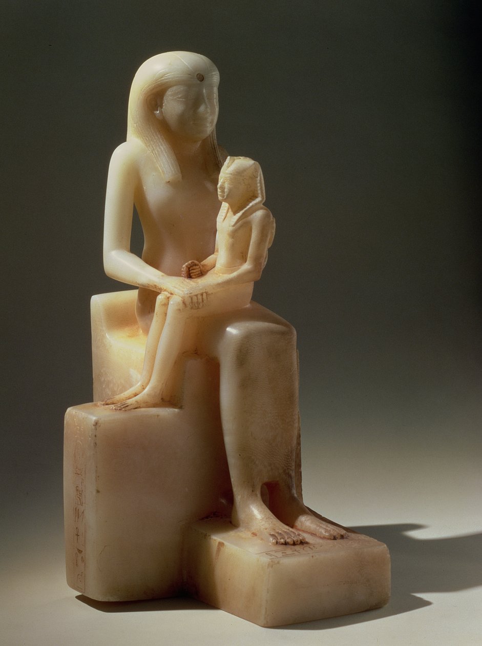 Pepi II e sua madre la regina Meryreankhnes, possibilmente da Saqqara, Antico Regno da Egyptian 6th Dynasty Egyptian 6th Dynasty