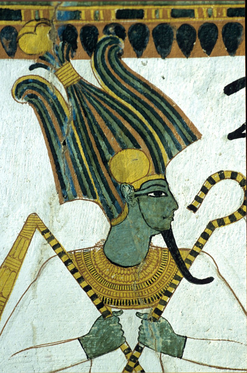 Antico Egitto, pittura murale, Osiride, Signore dell