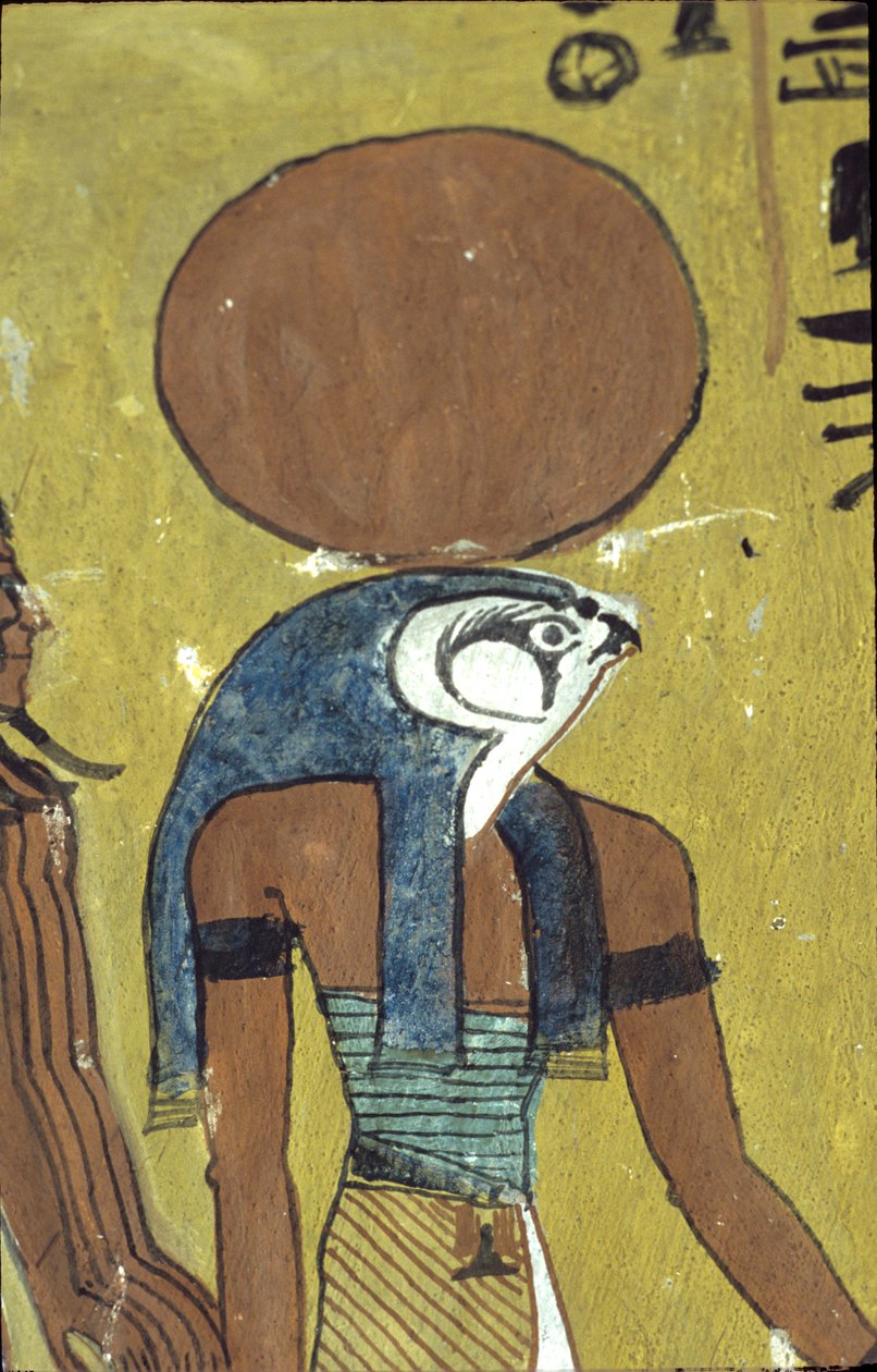 Antico Egitto, dipinto murale, Tomba di Sennedjem, Tomba dei Nobili, Tebe, Deir el Medina da Egyptian Egyptian