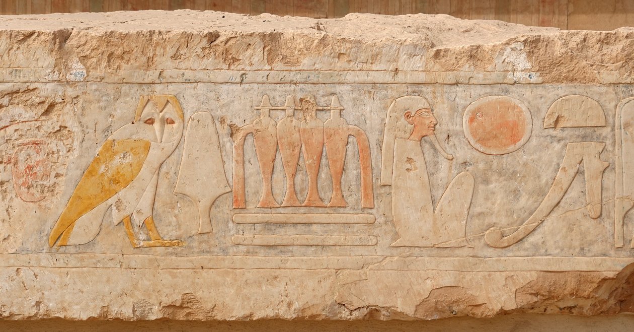 Bassorilievo. Tempio Funerario di Hatshepsut, Deir el Bahari da Egyptian Egyptian