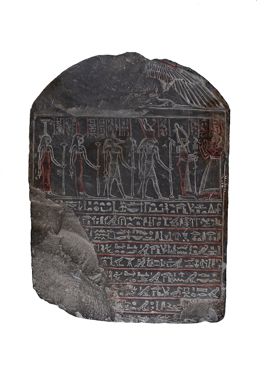 Stele Funeraria di Hordiefnakht, 330-323 a.C. da Egyptian Ptolemaic Period