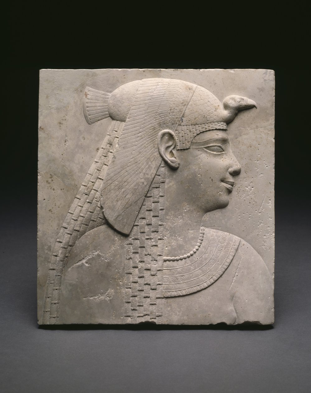 Placca in rilievo raffigurante una regina o una dea, Periodo Tolemaico da Egyptian Ptolemaic Period