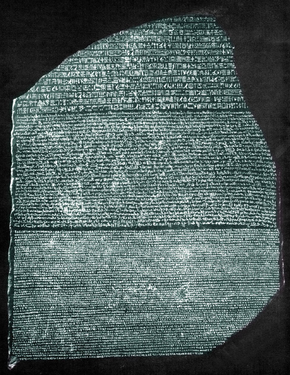 La Stele di Rosetta da Egyptian Ptolemaic Period