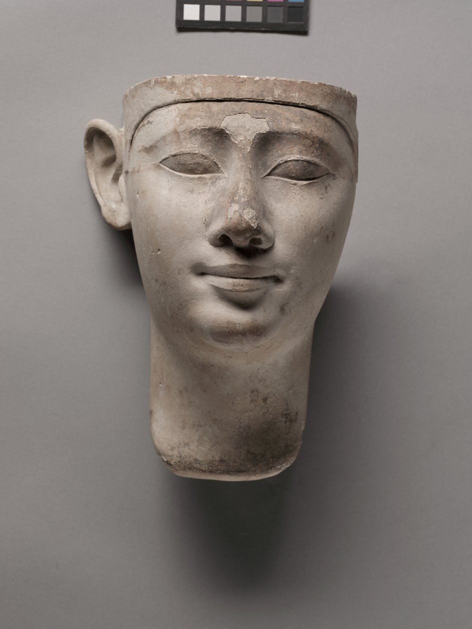 Testa votiva di un re, 305-246 a.C. da Egyptian Ptolemaic Period