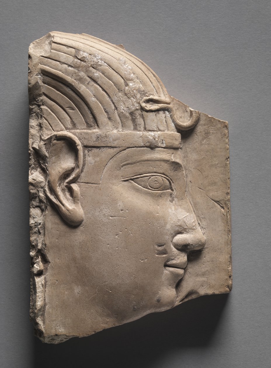 Rilievo votivo di un re, Periodo Greco-Romano, 305-246 a.C. da Egyptian Ptolemaic Period