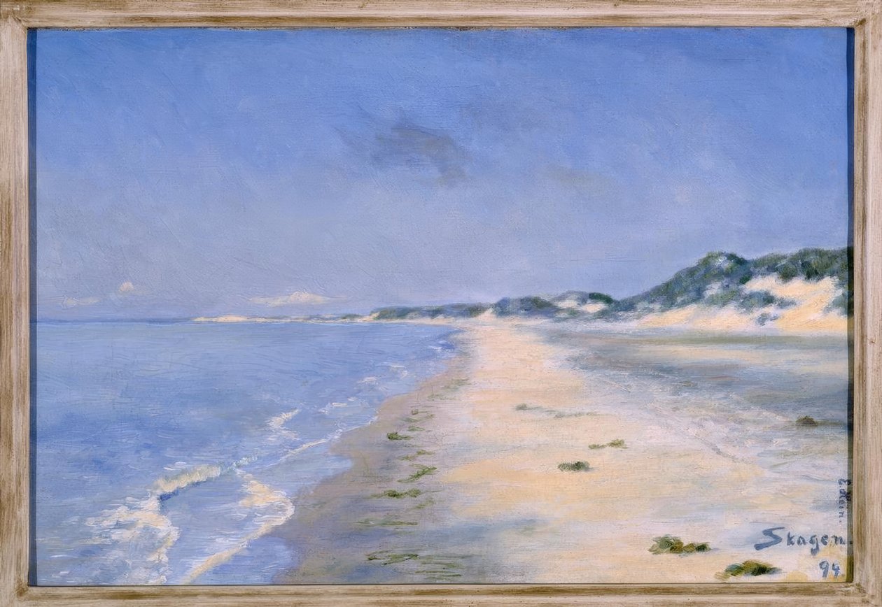 E. Hein, Una splendida giornata estiva a Skagen da Einar Hein