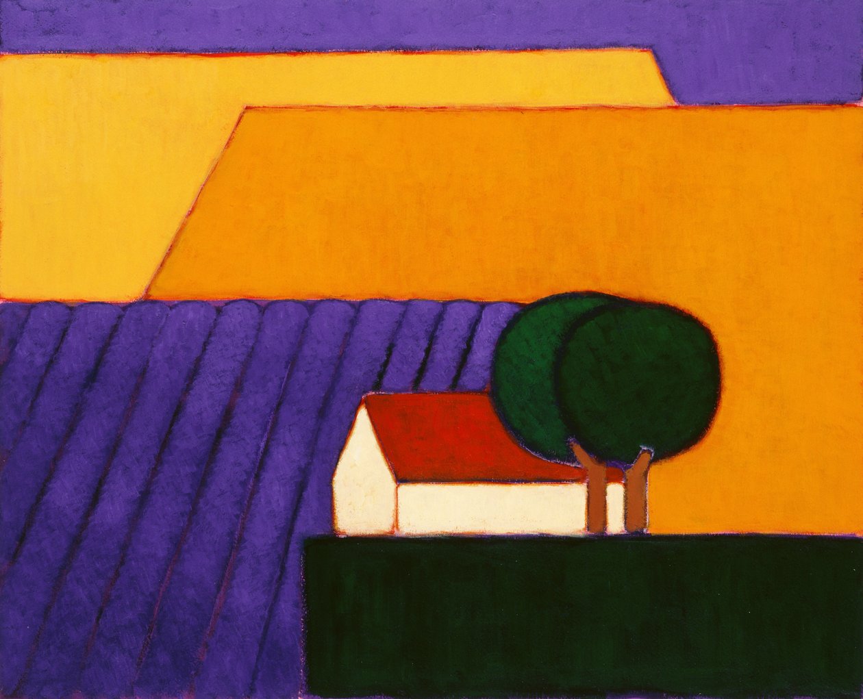 Campo di Lavanda, Provenza da Eithne Contemporary Artist Donne