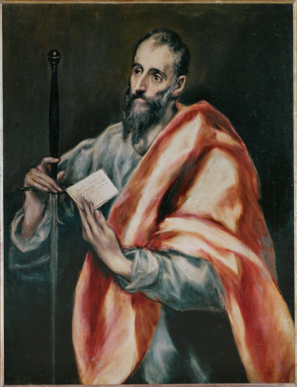 San Paolo, apostolo (dipinto su tela) da El (1541-1614) Greco