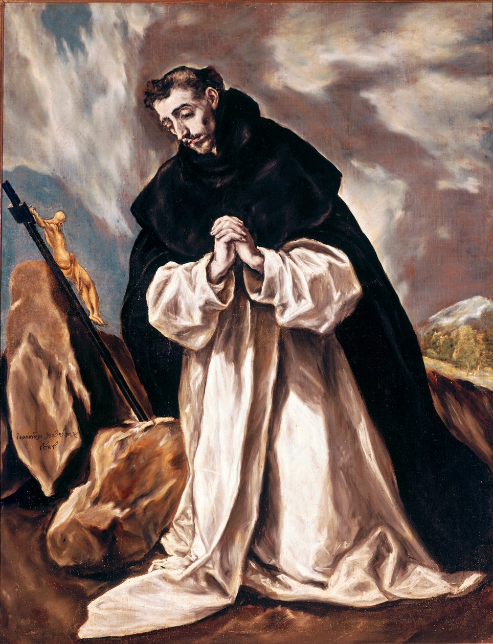 Santa Domenica in preghiera da El Greco