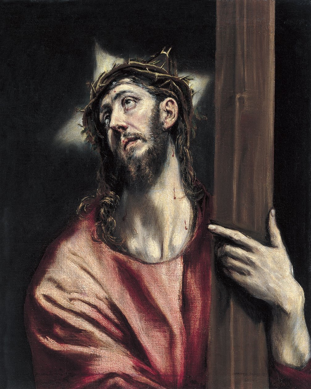 Cristo che regge la croce da El Greco