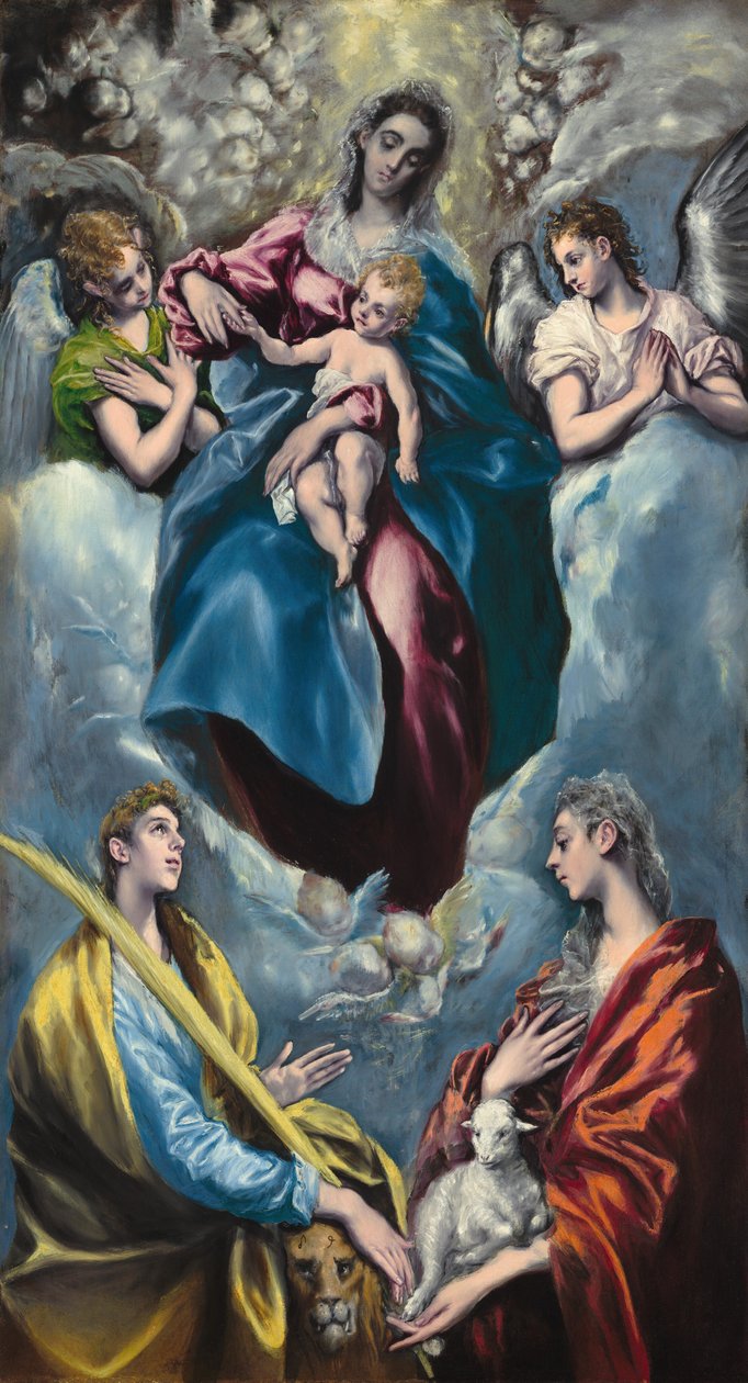 Madonna col Bambino con santa Martina e sant
