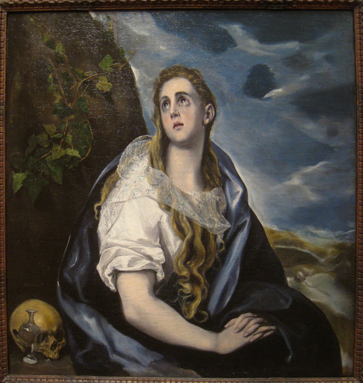 Spagnolo:  Maddalena penitente (El Greco, Worcester) La Maddalena penitente da El Greco