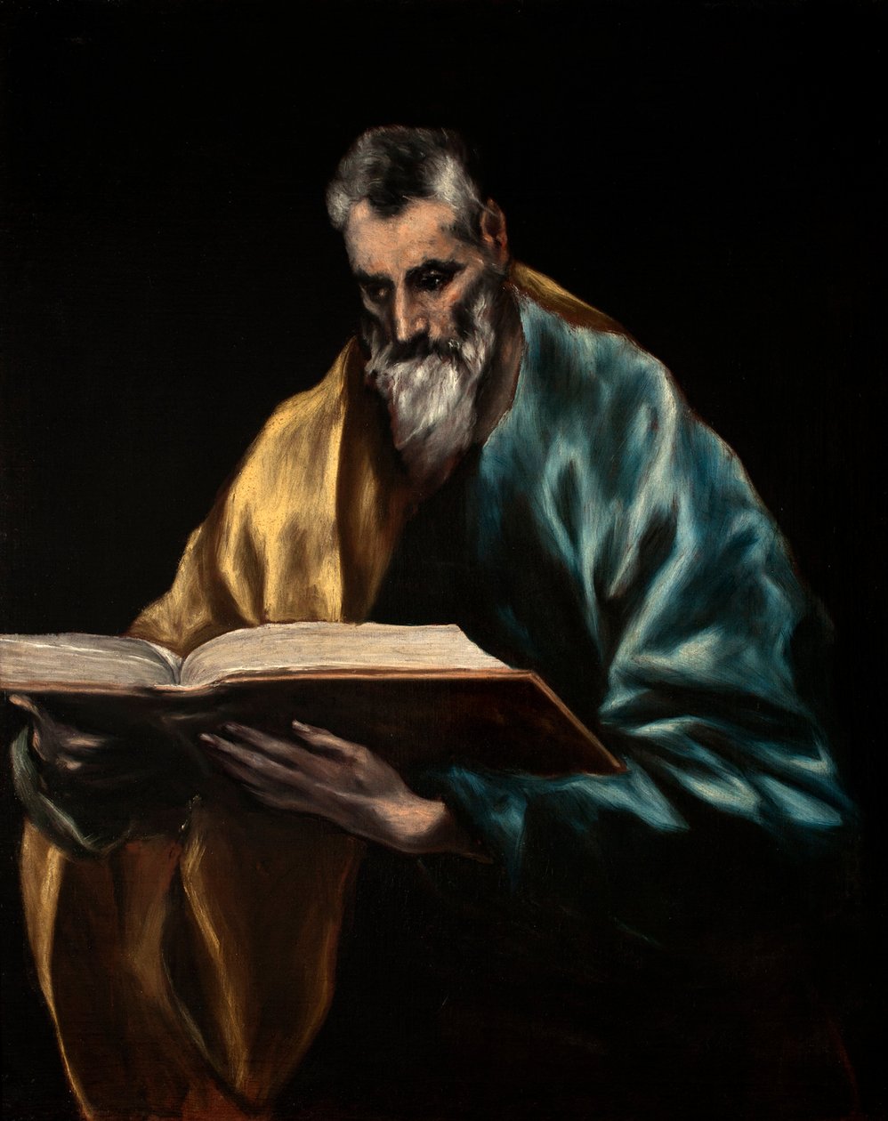 Spagnolo: Simón el Zelote Apostolo San Simone da El Greco