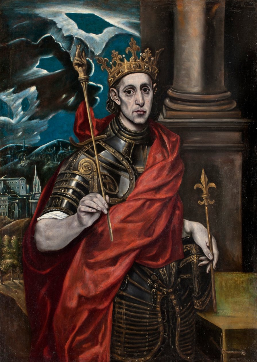 San Luigi, re di Francia da El Greco