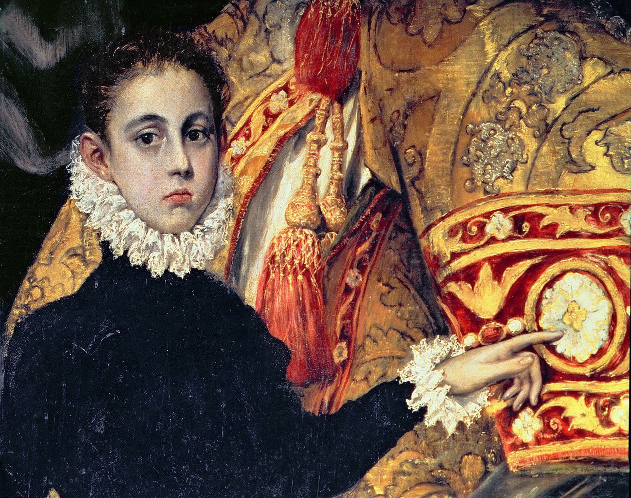 La Sepoltura del Conte di Orgaz (dettaglio) da El Greco
