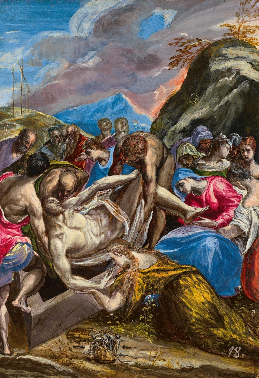 La sepoltura di Cristo da El Greco