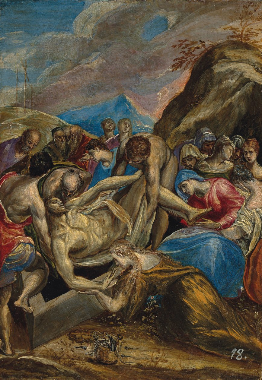 La sepoltura di Cristo da El Greco