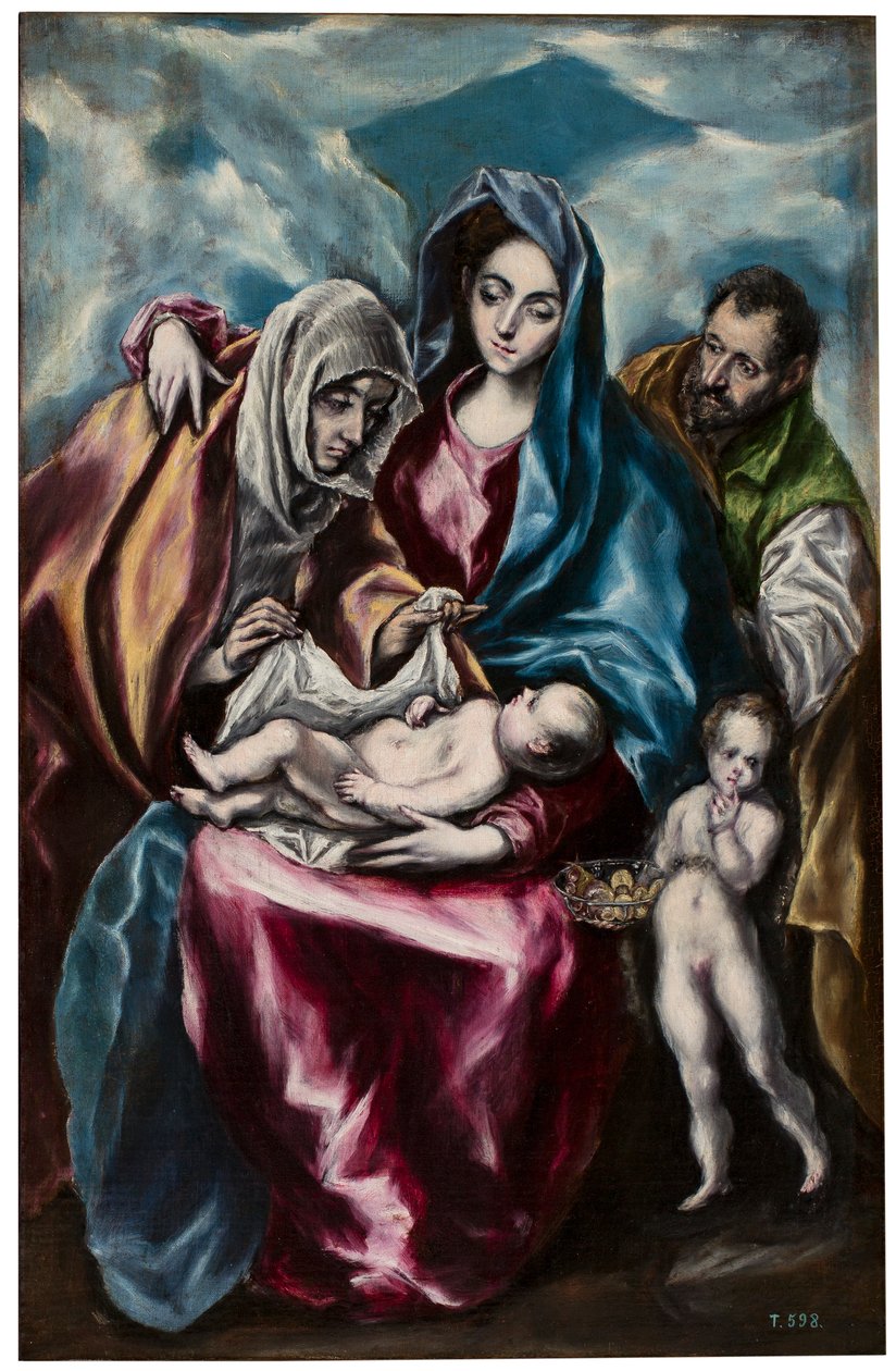 La Sacra Famiglia con Sant
