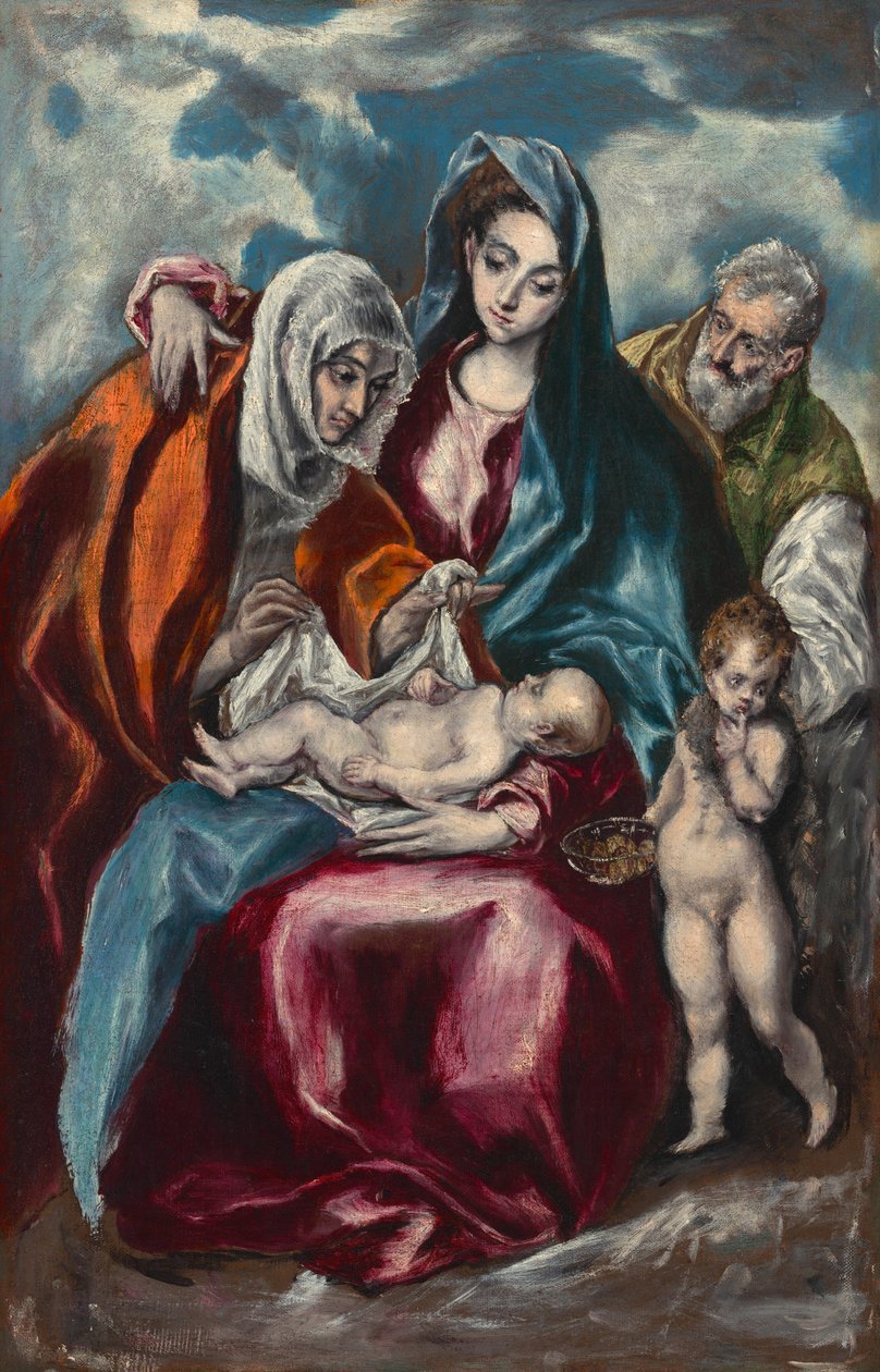 La Sacra Famiglia con sant
