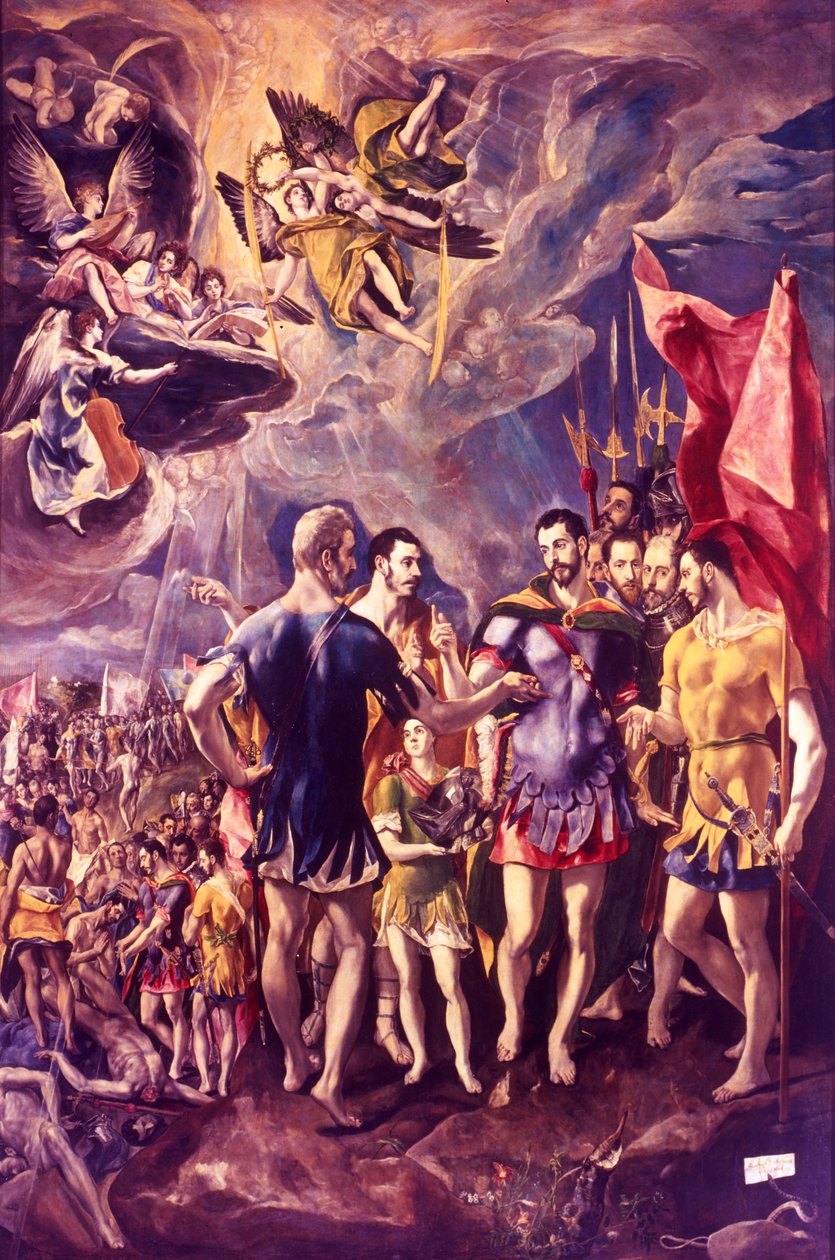 Il martirio di San Maurizio da El Greco