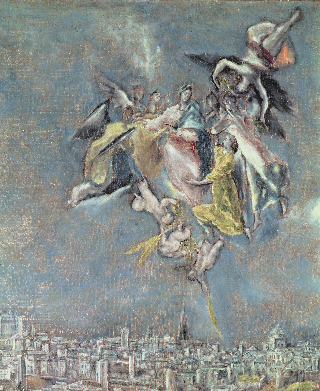 Veduta e Mappa della Città di Toledo (dettaglio) da El Greco